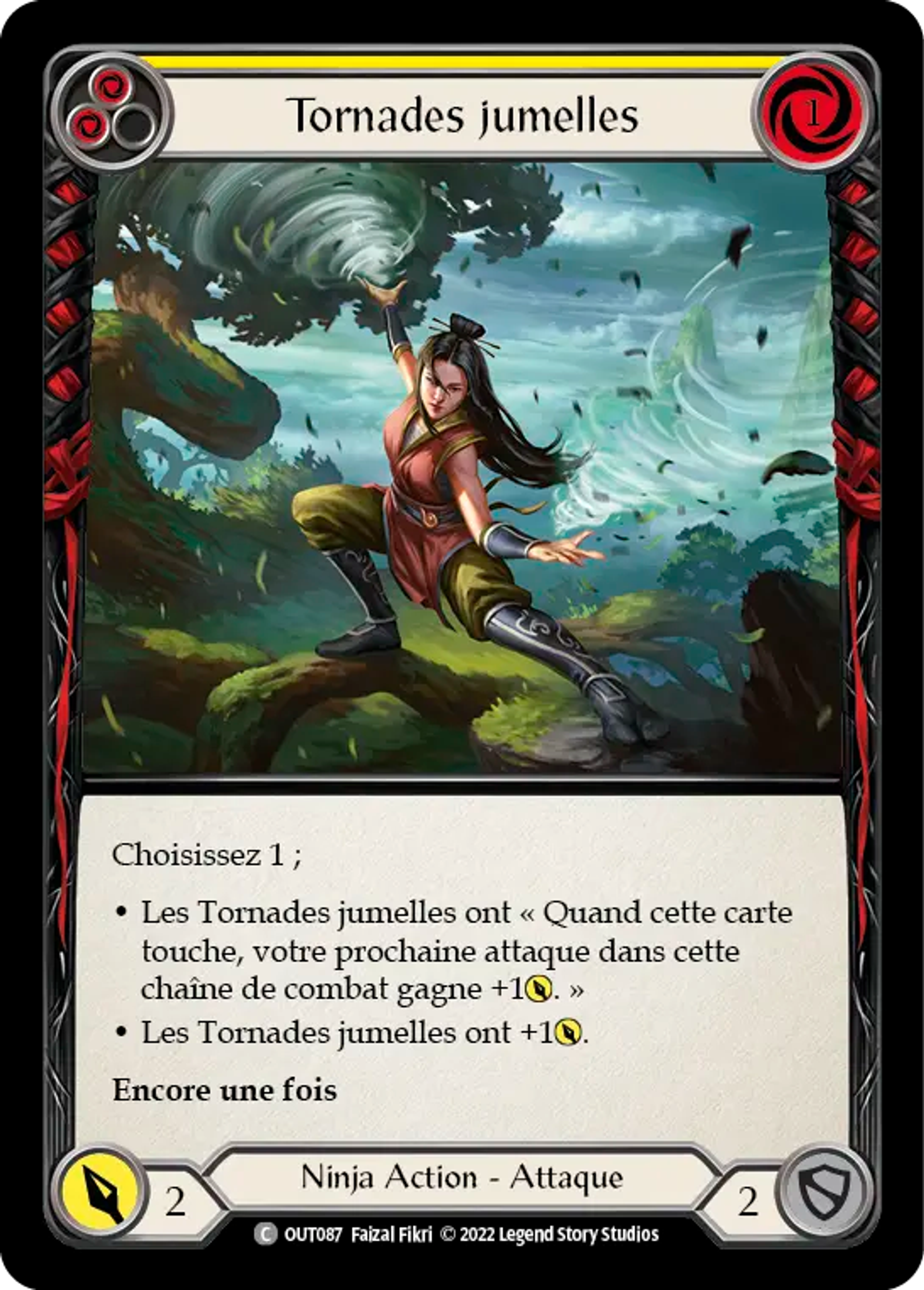 Tornades jumelles — Outsiders — Flesh and Blood