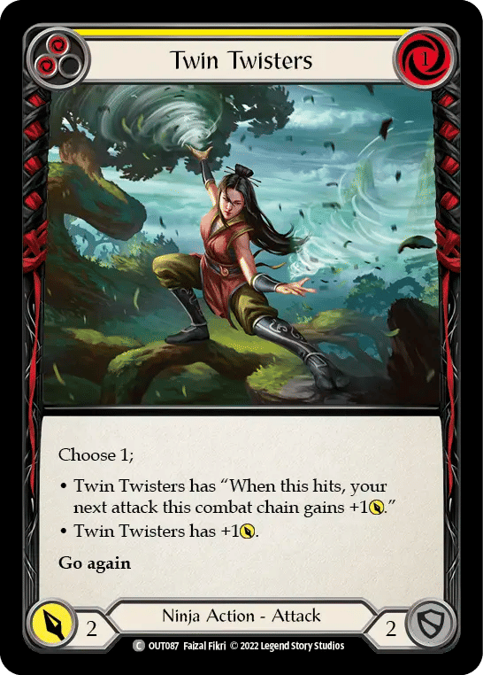 Twin Twisters (Yellow) — Outsiders — Flesh and Blood