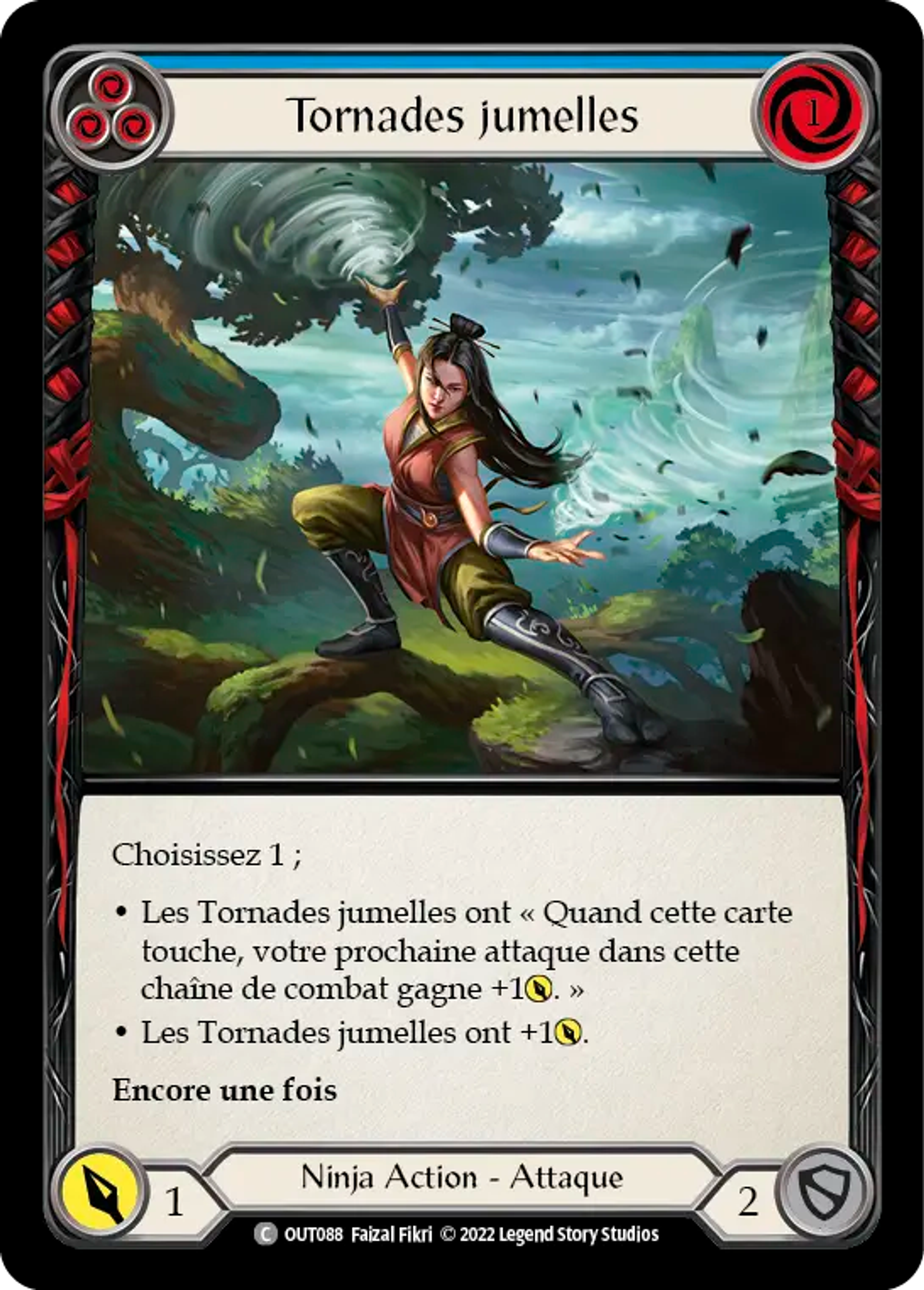 Tornades jumelles — Outsiders — Flesh and Blood