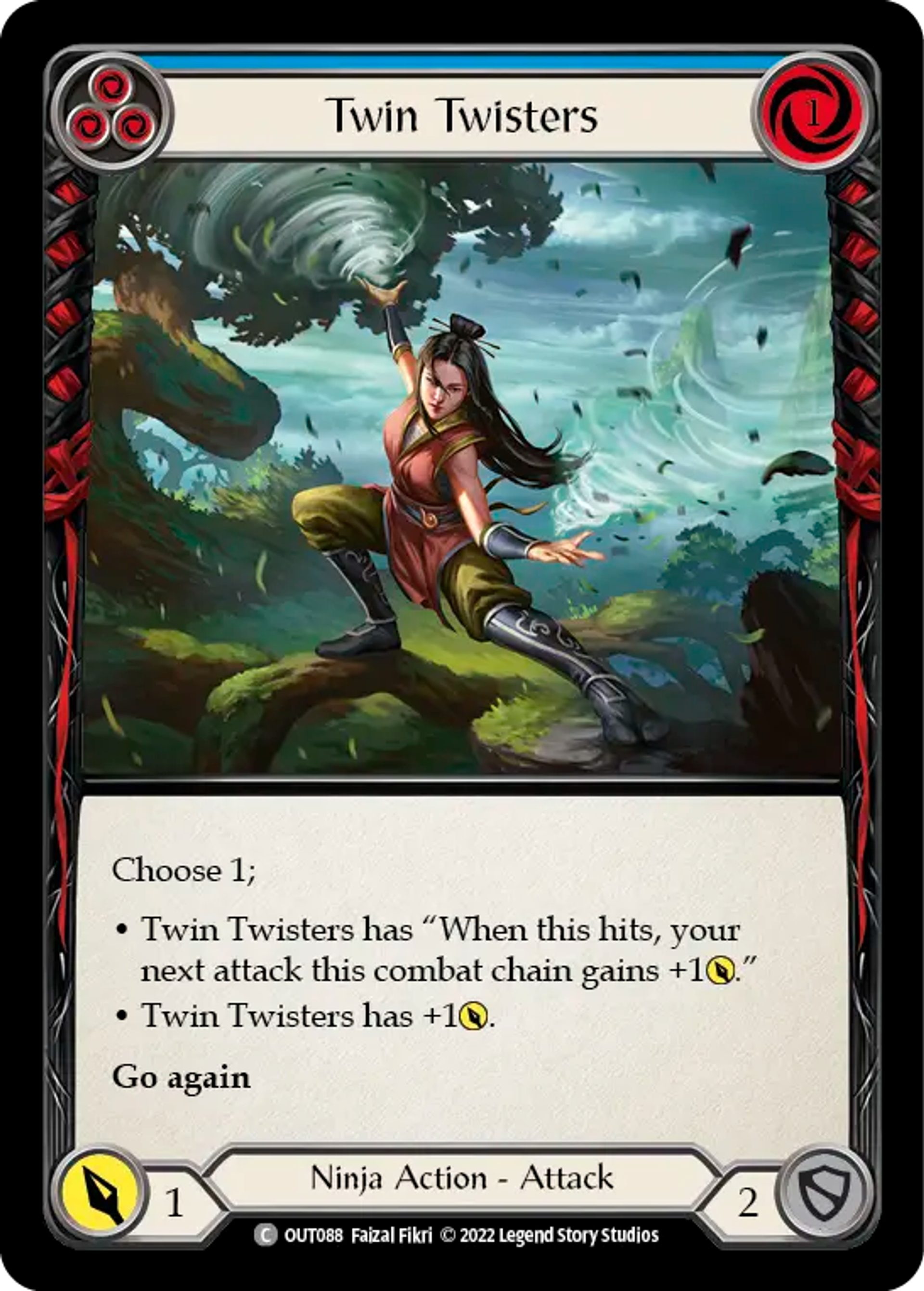 Twin Twisters (Blue) — Outsiders — Flesh and Blood