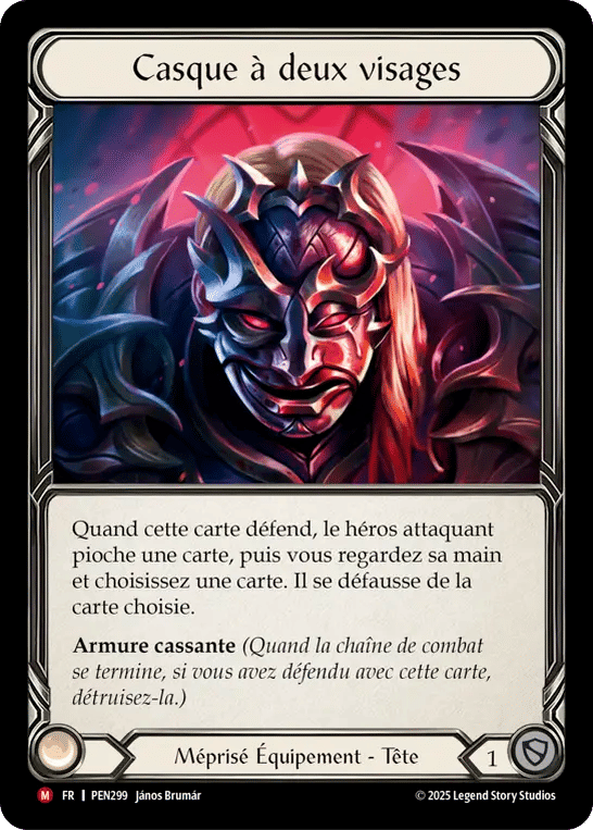 Casque à deux visages — Compendium of Rathe — Flesh and Blood
