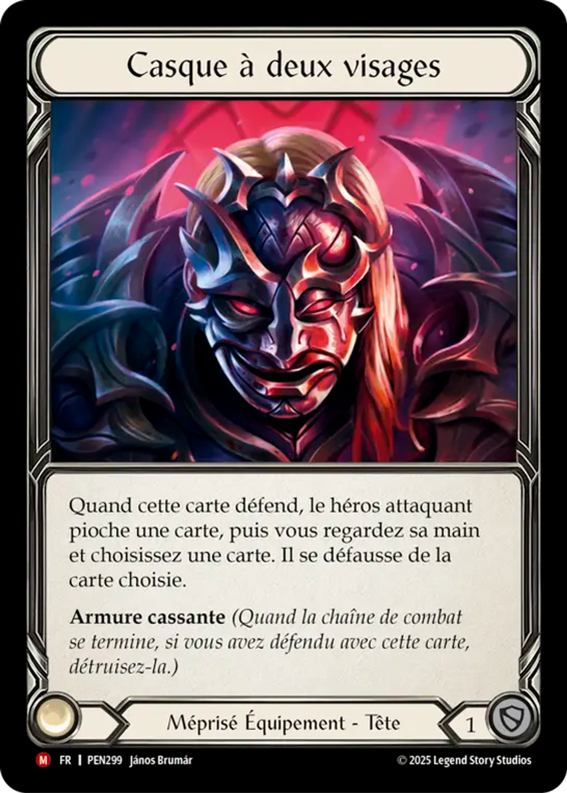 Casque à deux visages — Compendium of Rathe — Flesh and Blood