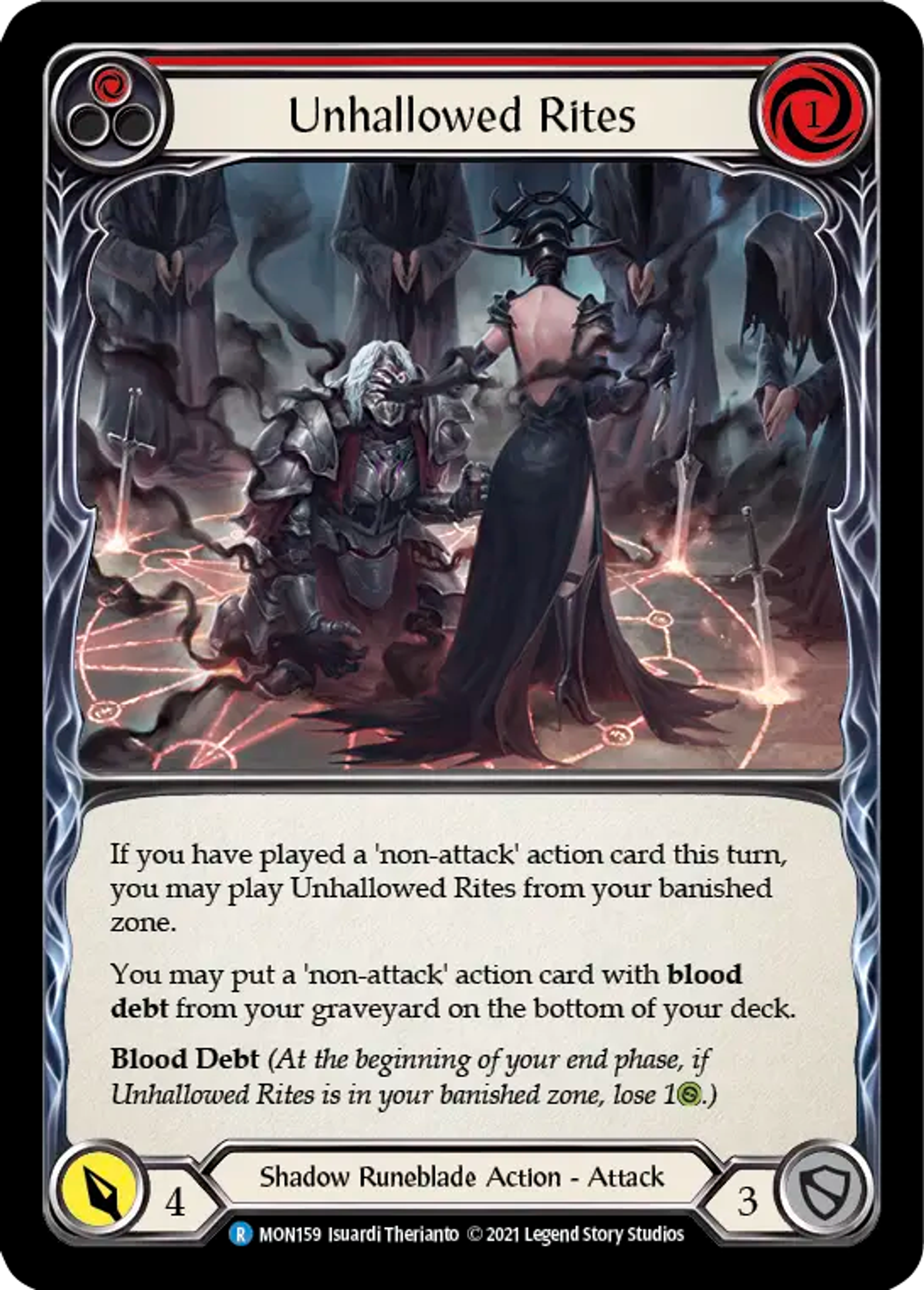 Unhallowed Rites (Red) — Monarch — Flesh and Blood