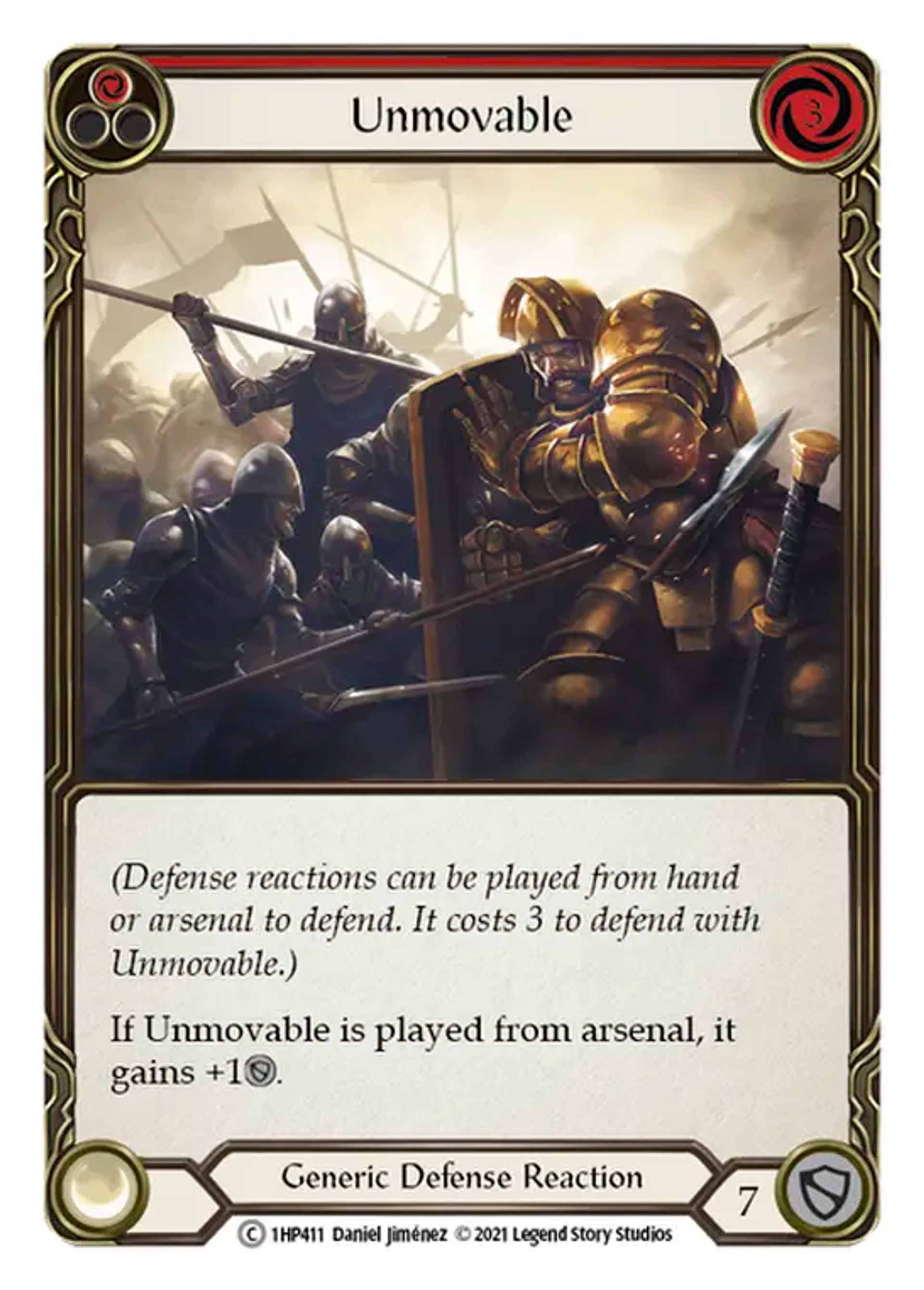 Unmovable (Red) — History Pack 1 — Flesh and Blood