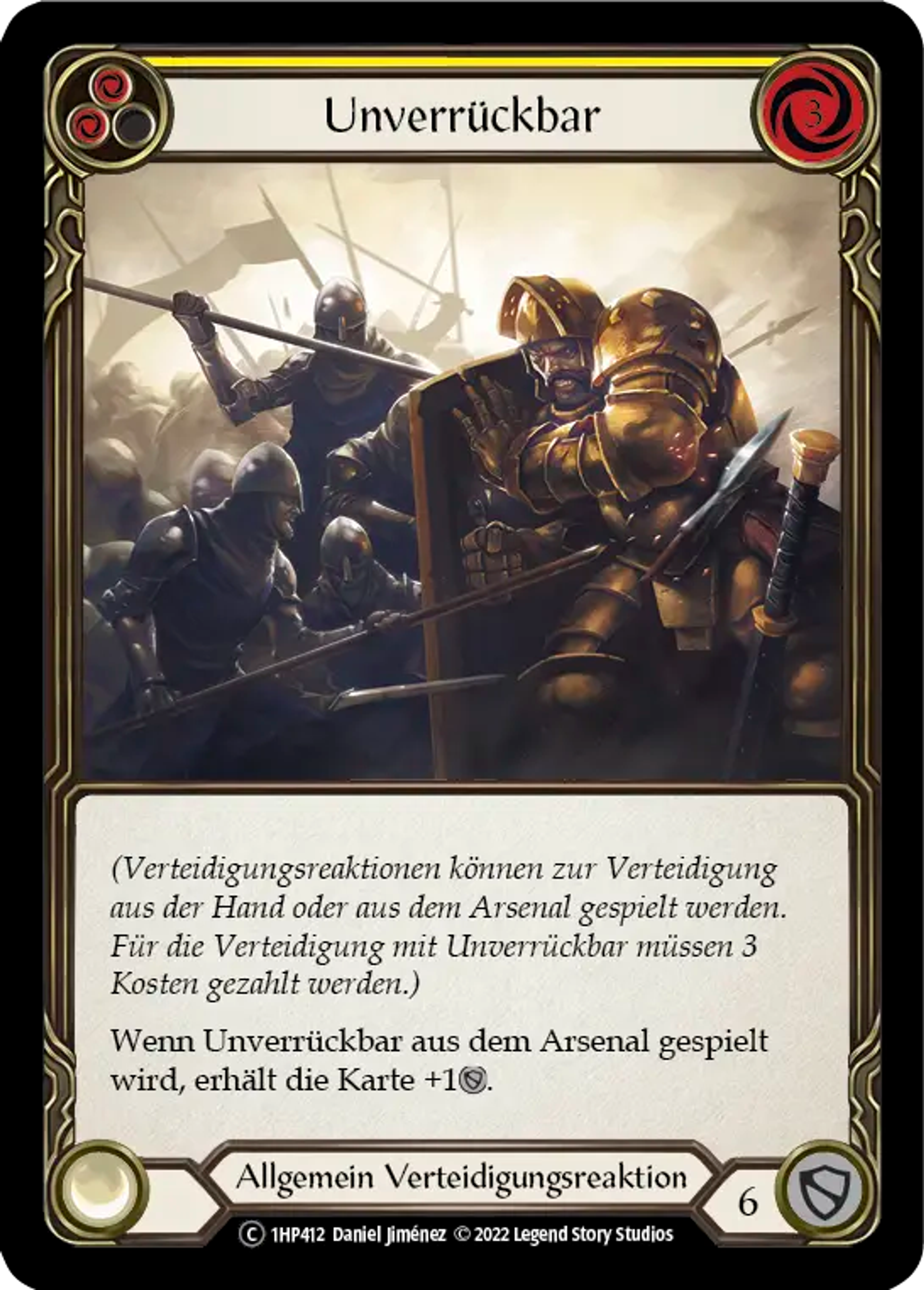 Unmovable (Yellow) — History Pack 1 - Black Label — Flesh and Blood