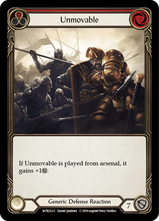 Unmovable (Red) — Welcome to Rathe — Flesh and Blood