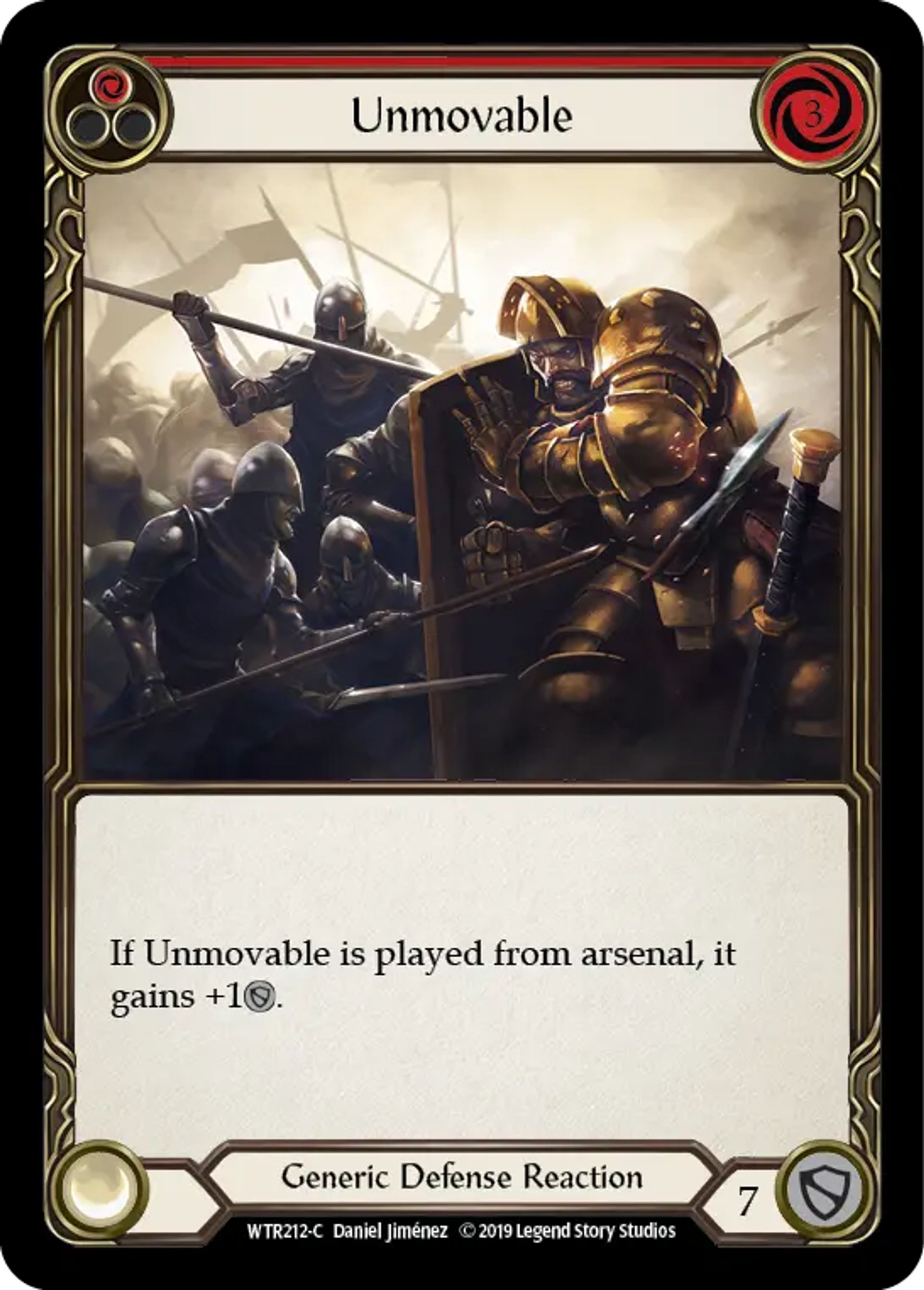 Unmovable (Red) — Welcome to Rathe — Flesh and Blood