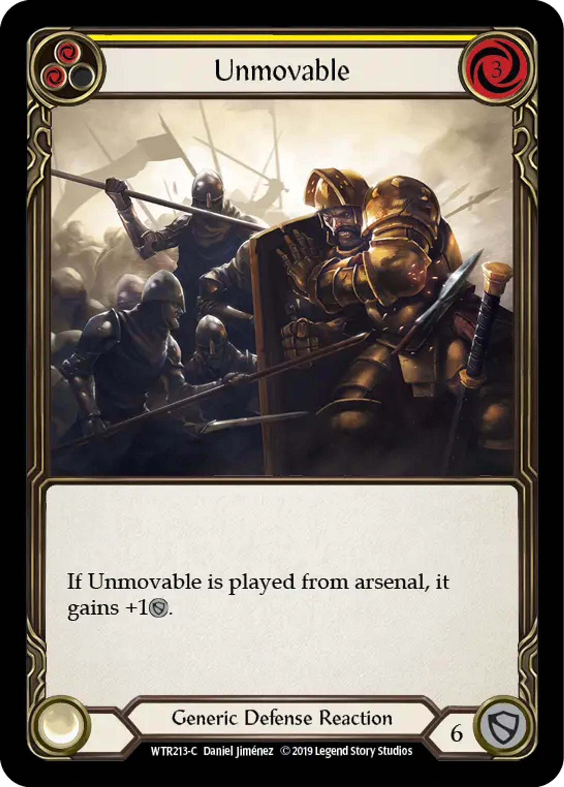 Unmovable (Yellow) — Welcome to Rathe — Flesh and Blood