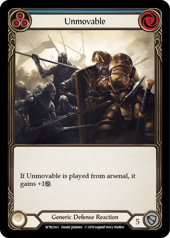 Unmovable (Blue) — Welcome to Rathe — Flesh and Blood