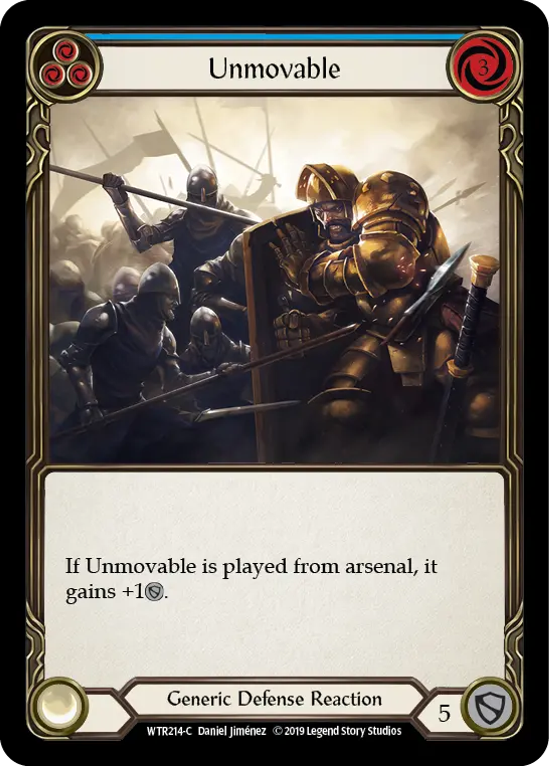 Unmovable (Blue) — Welcome to Rathe — Flesh and Blood