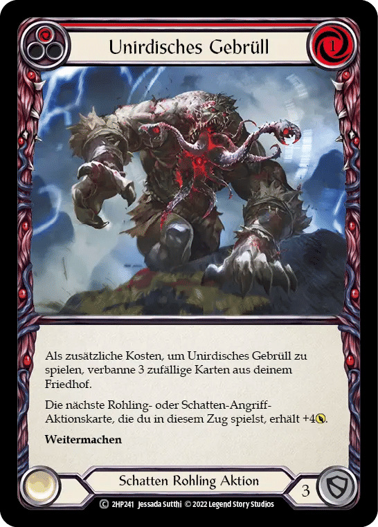 Unworldly Bellow (Red) — History Pack 2 - Black Label — Flesh and Blood