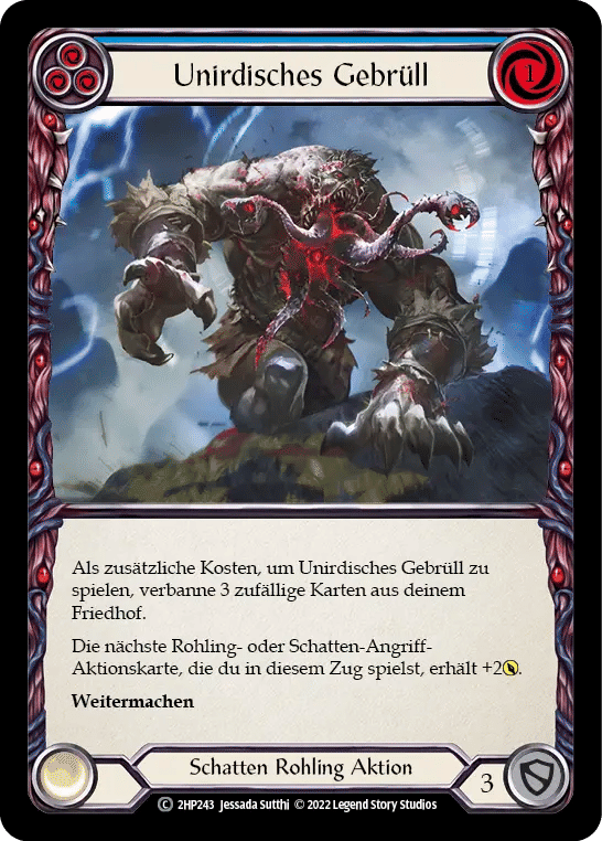 Unworldly Bellow (Blue) — History Pack 2 - Black Label — Flesh and Blood