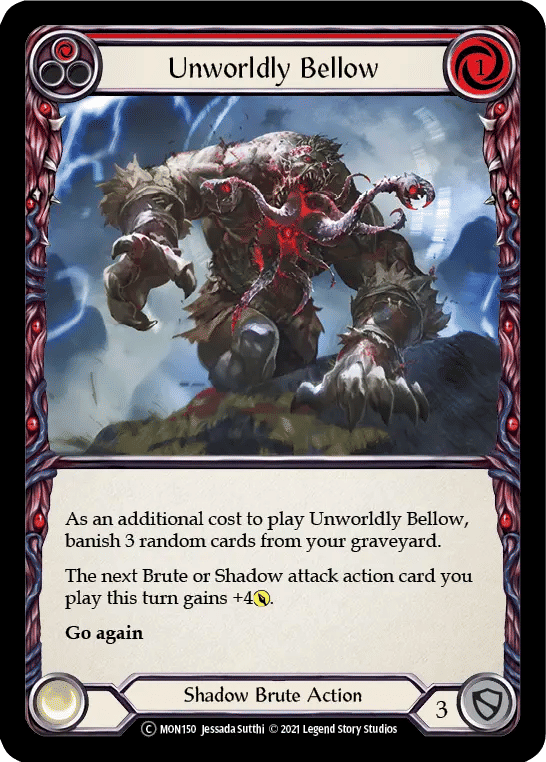 Unworldly Bellow (Red) — Monarch - Unlimited — Flesh and Blood