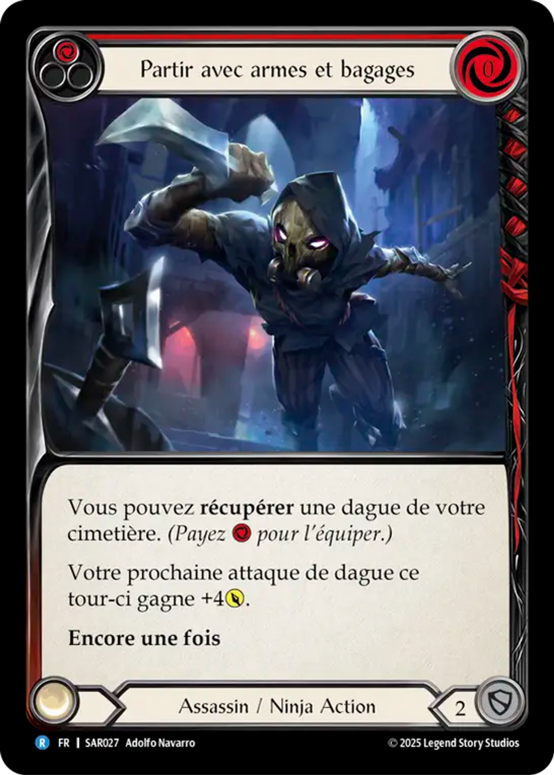 Partir avec armes et bagages — Silver Age Chapter 2 - Arakni, Web of Deceit — Flesh and Blood