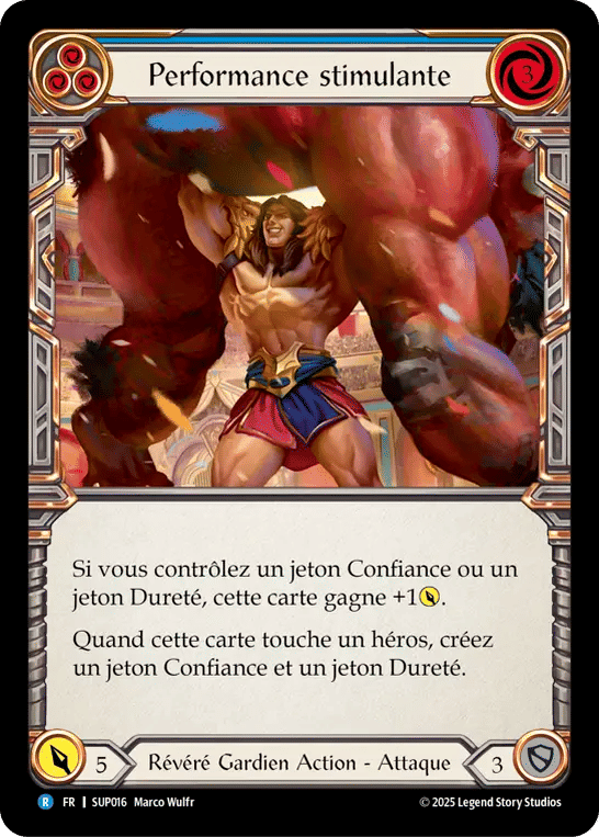 Performance stimulante — Super Slam — Flesh and Blood