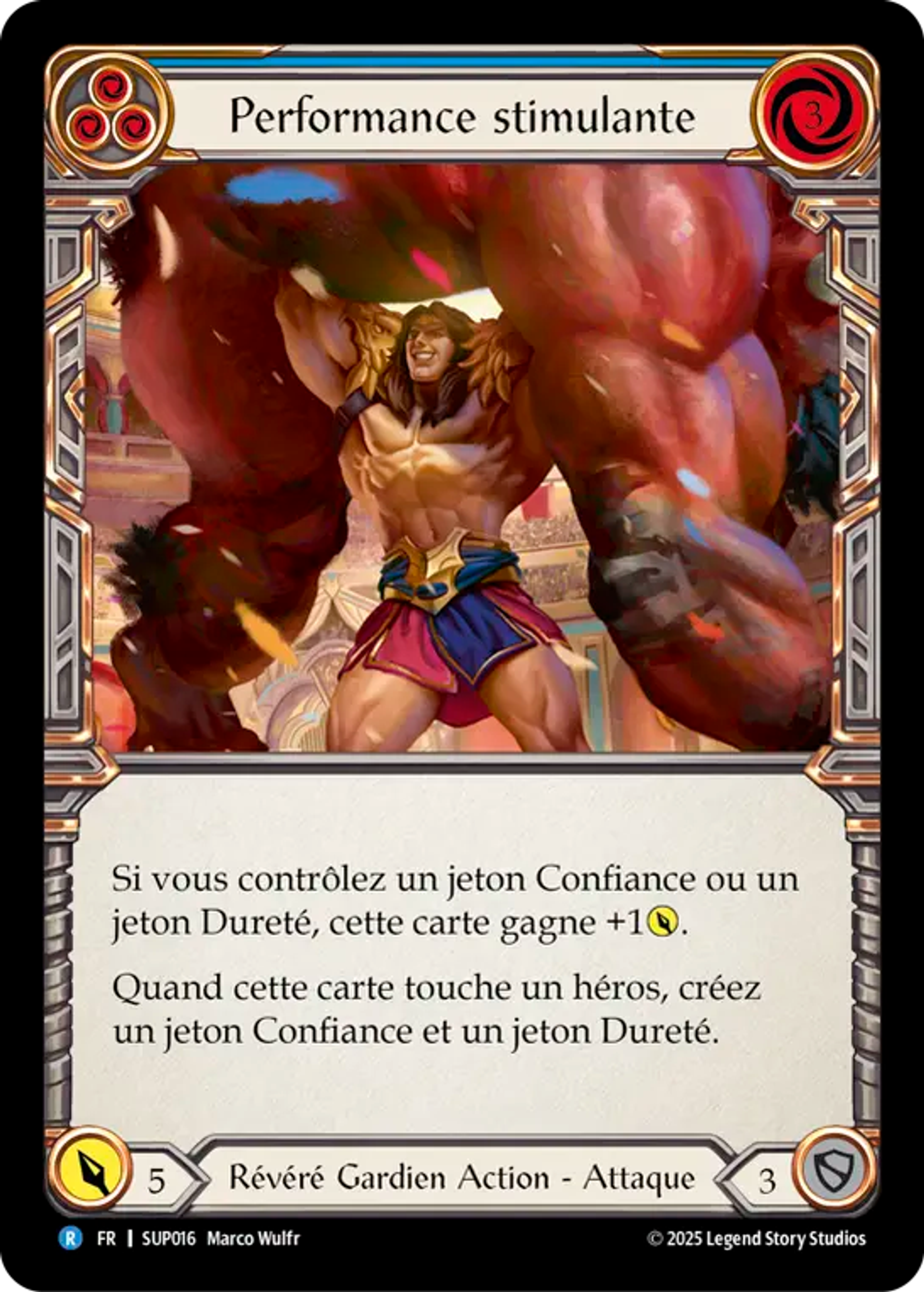 Performance stimulante — Super Slam — Flesh and Blood