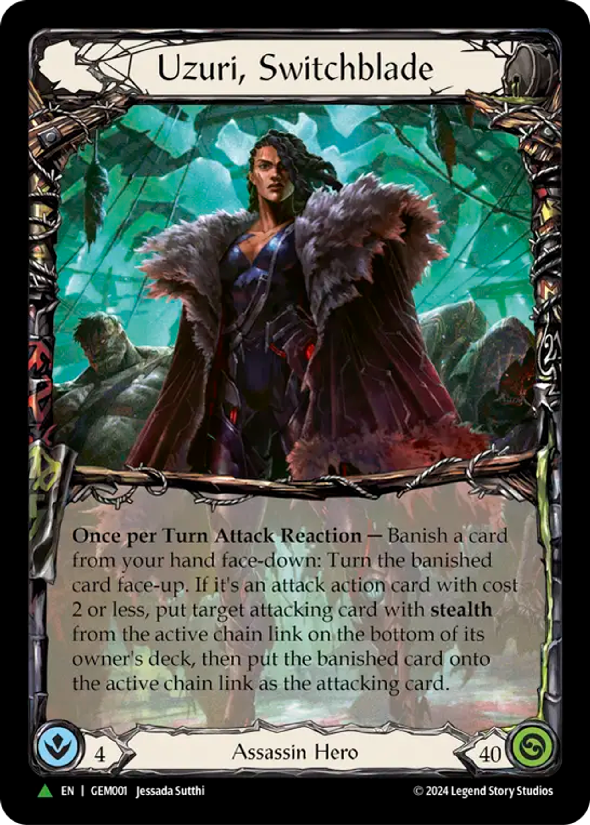 Uzuri, Switchblade — GEM - Pack 1 — Flesh and Blood