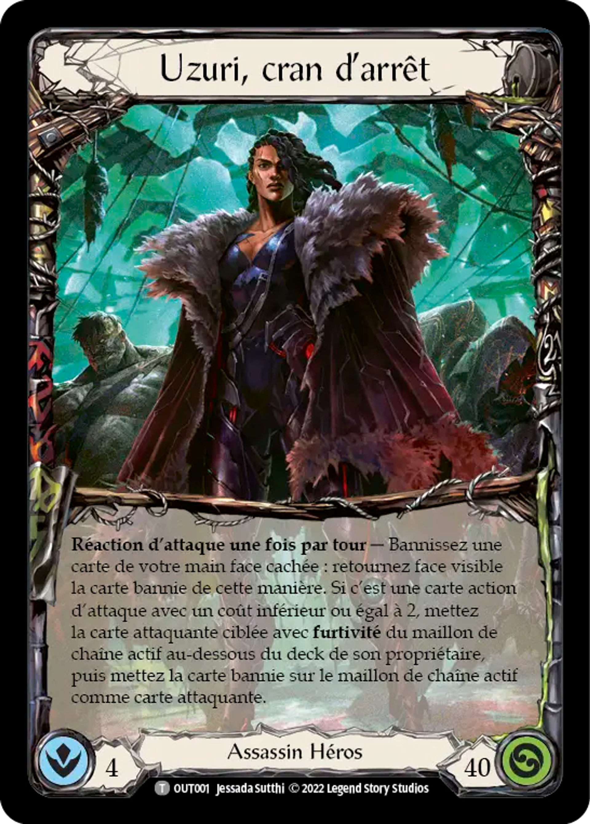 Uzuri, cran d’arrêt — Outsiders — Flesh and Blood