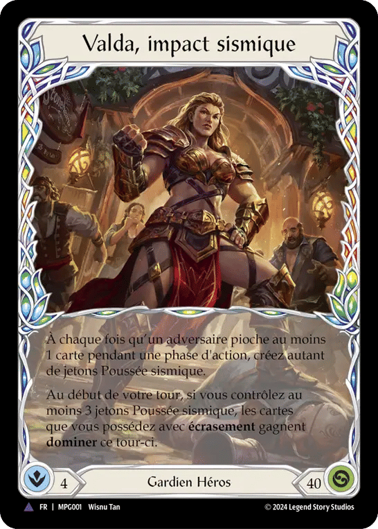 Valda, impact sismique — Mastery Pack Guardian — Flesh and Blood