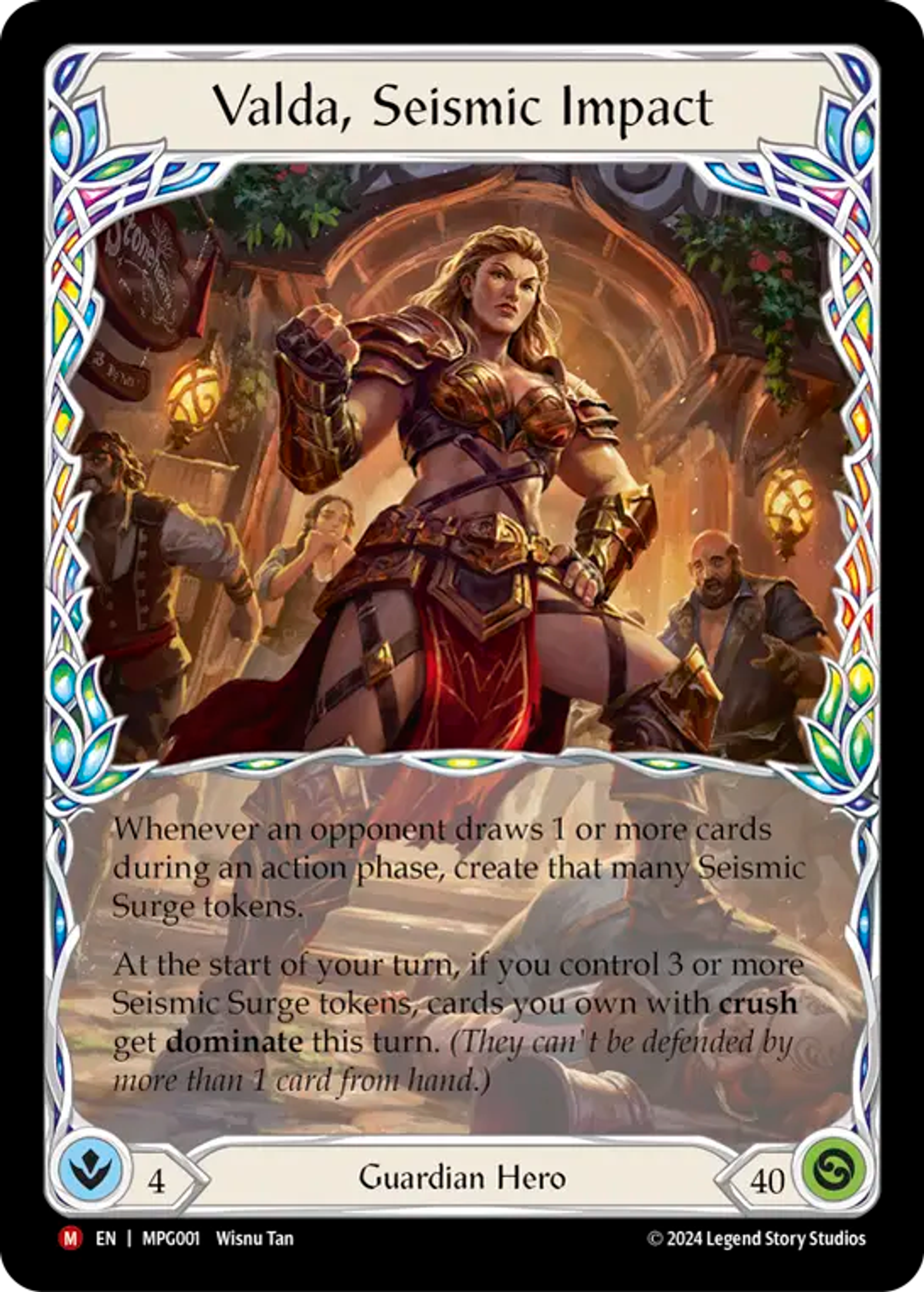 Valda, Seismic Impact — Mastery Pack Guardian — Flesh and Blood