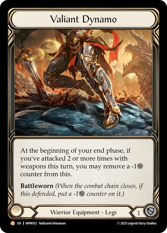 Valiant Dynamo — Mastery Pack Warrior — Flesh and Blood