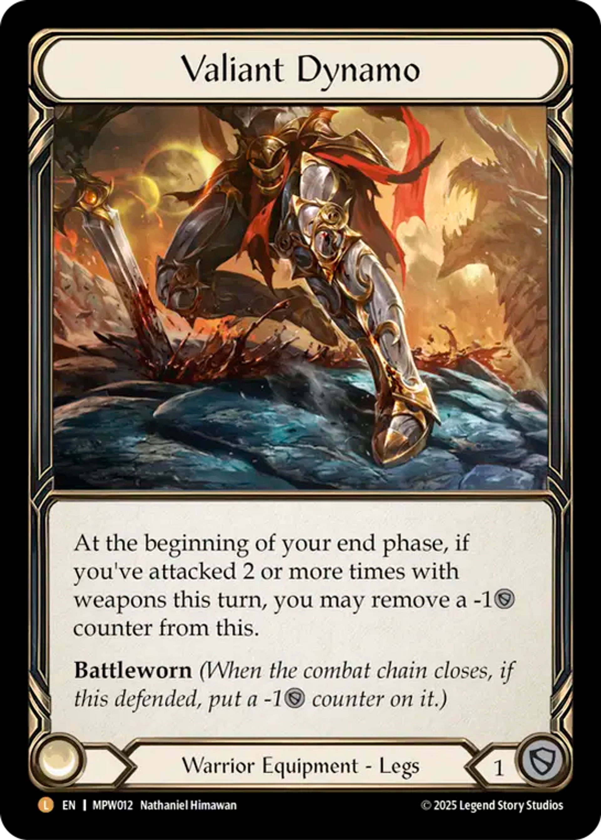 Valiant Dynamo — Mastery Pack Warrior — Flesh and Blood