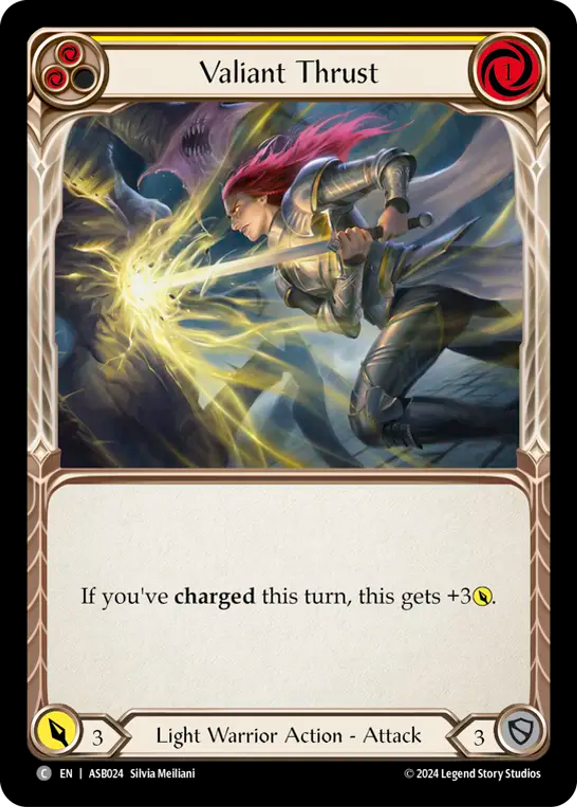 Poussée vaillante — Armory Deck - Ser Boltyn, Breaker of Dawn — Flesh and Blood