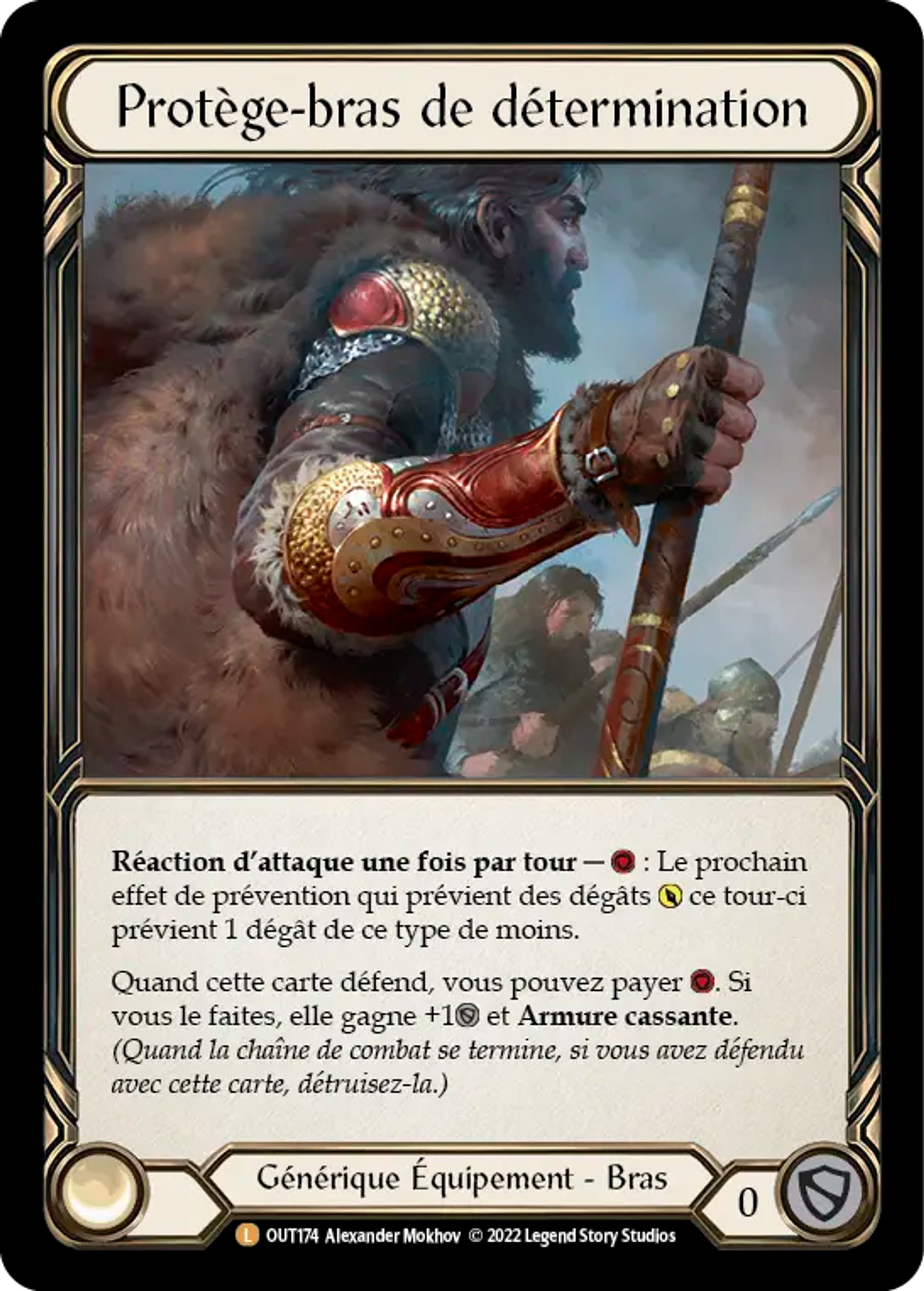 Protège-bras de détermination — Outsiders — Flesh and Blood