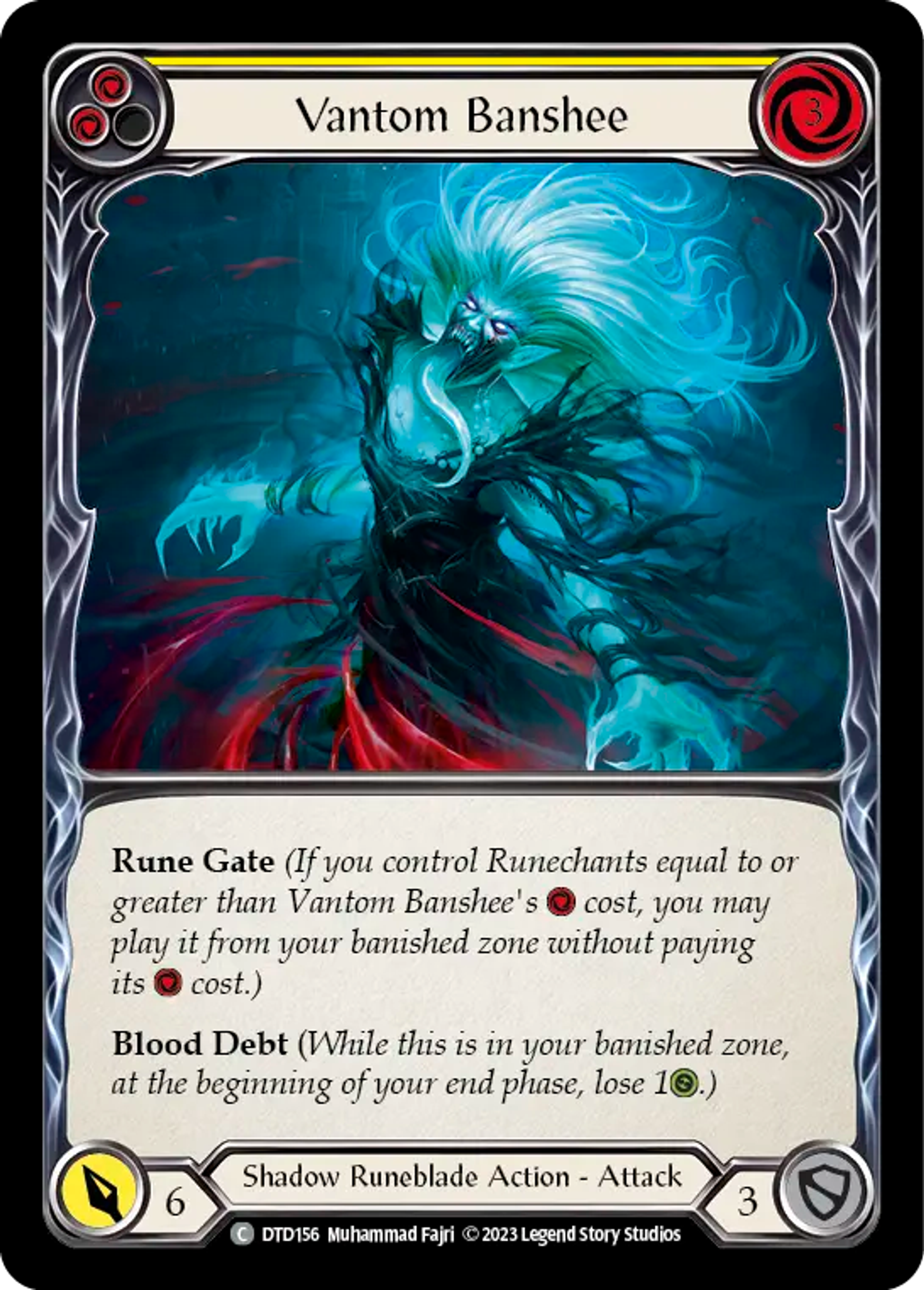 Vantom Banshee (Yellow) — Dusk till Dawn — Flesh and Blood