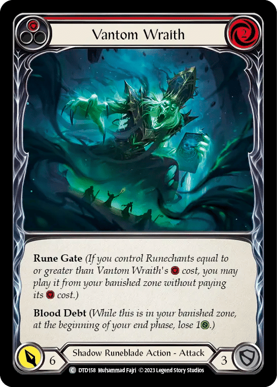 Vantom Wraith (Red) — Dusk till Dawn — Flesh and Blood