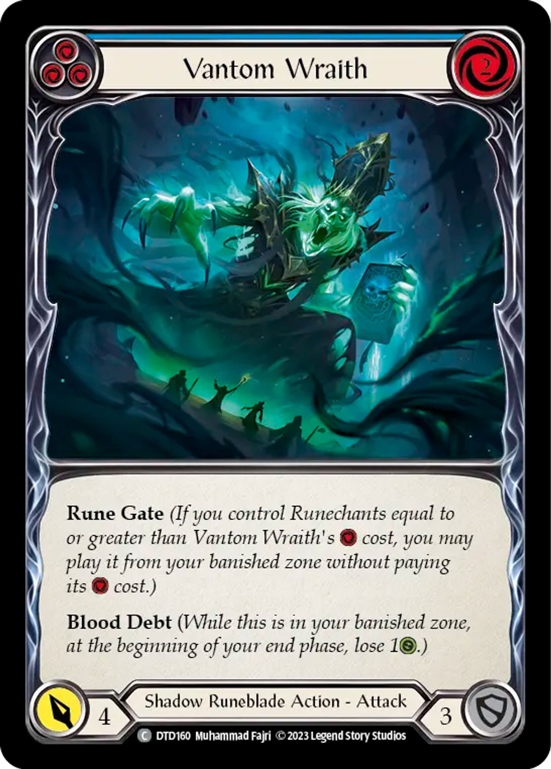 Vantom Wraith (Blue) — Dusk till Dawn — Flesh and Blood