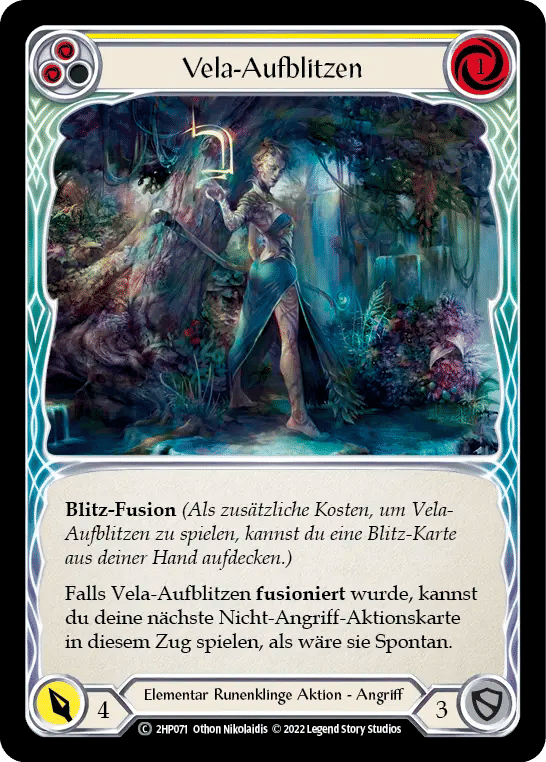 Vela Flash (Yellow) — History Pack 2 - Black Label — Flesh and Blood