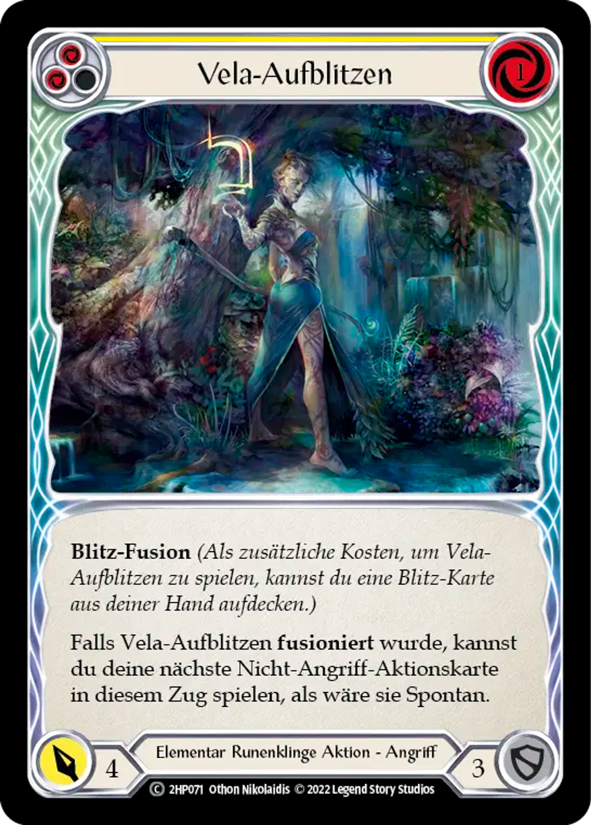 Vela Flash (Yellow) — History Pack 2 - Black Label — Flesh and Blood