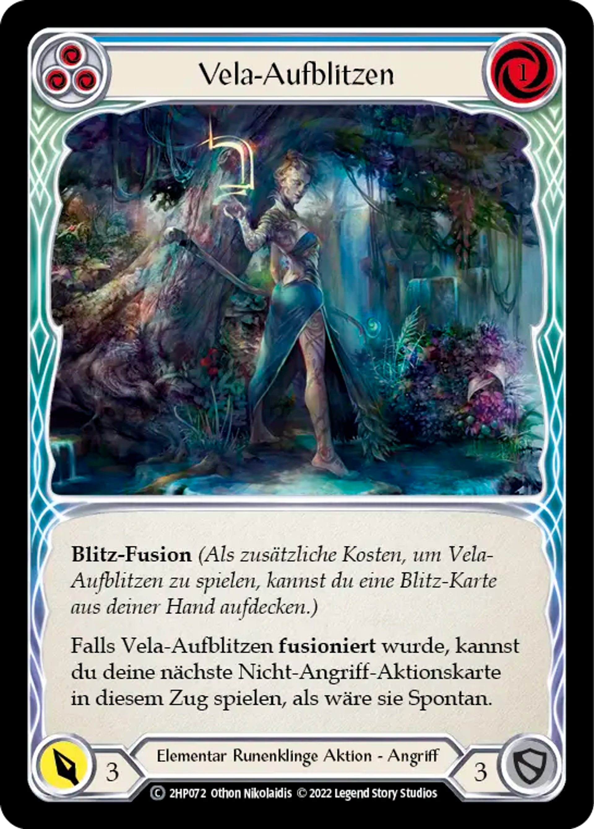 Vela Flash (Blue) — History Pack 2 - Black Label — Flesh and Blood