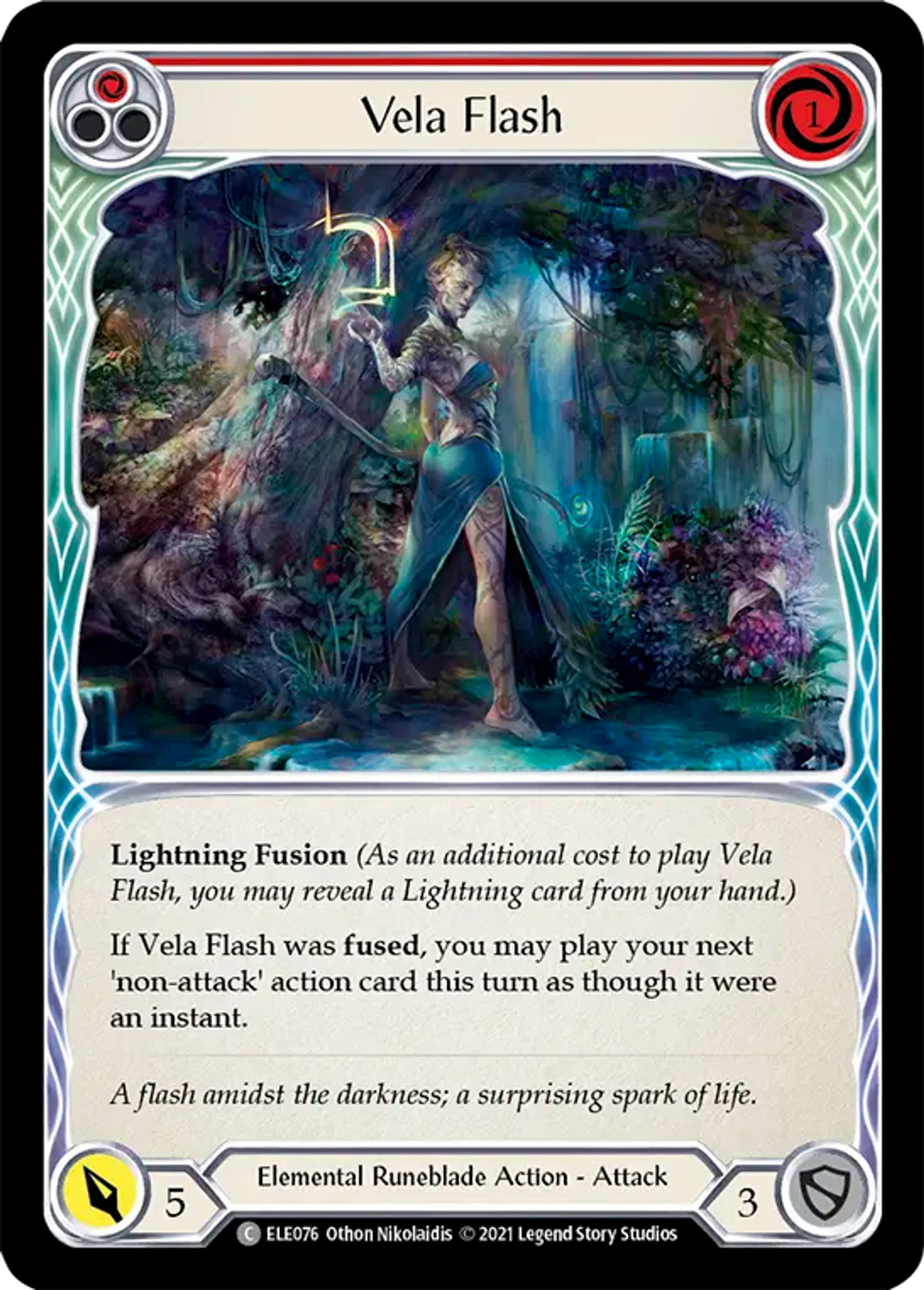 Vela Flash (Red) — Tales of Aria — Flesh and Blood
