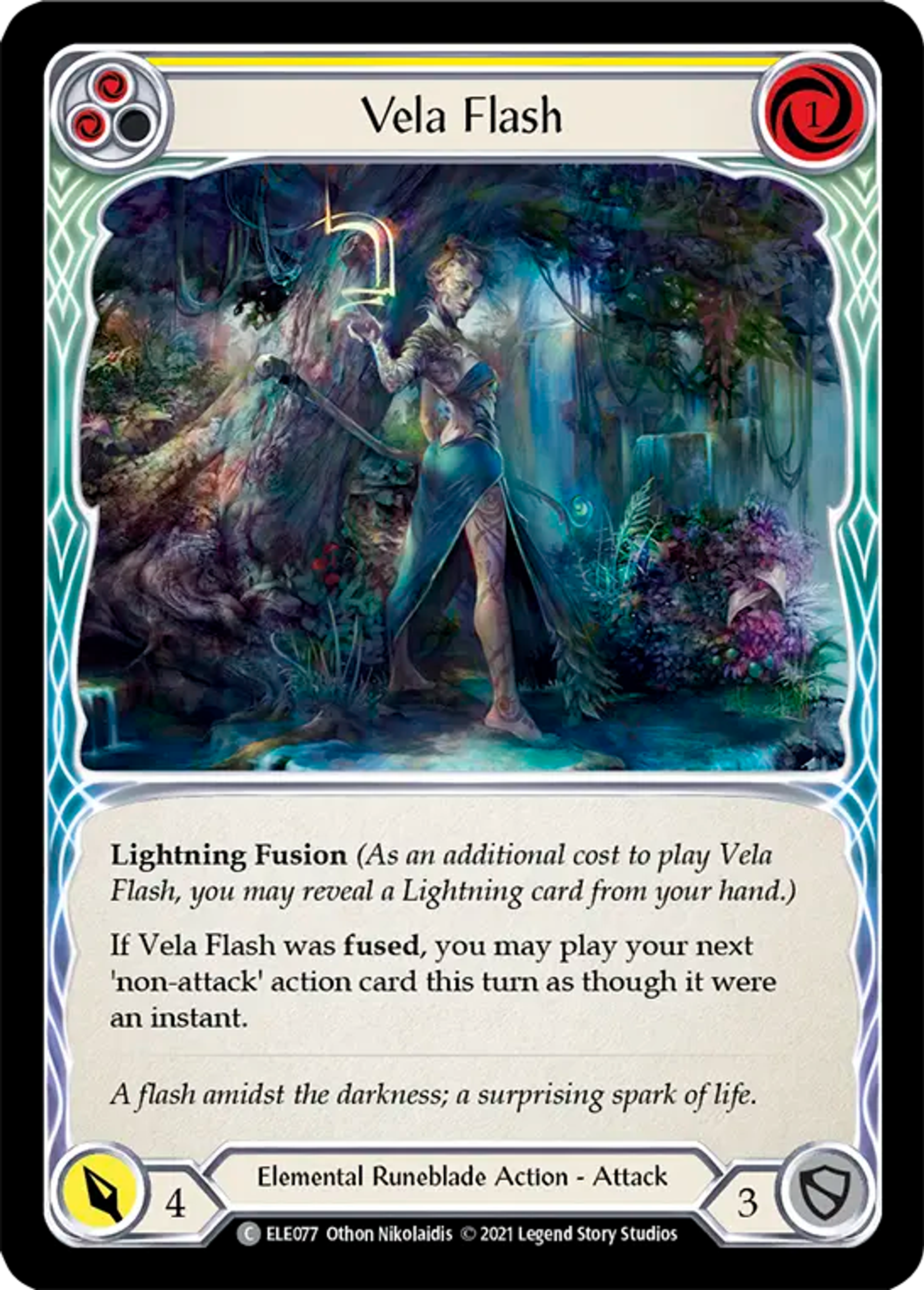 Vela Flash (Yellow) — Tales of Aria — Flesh and Blood
