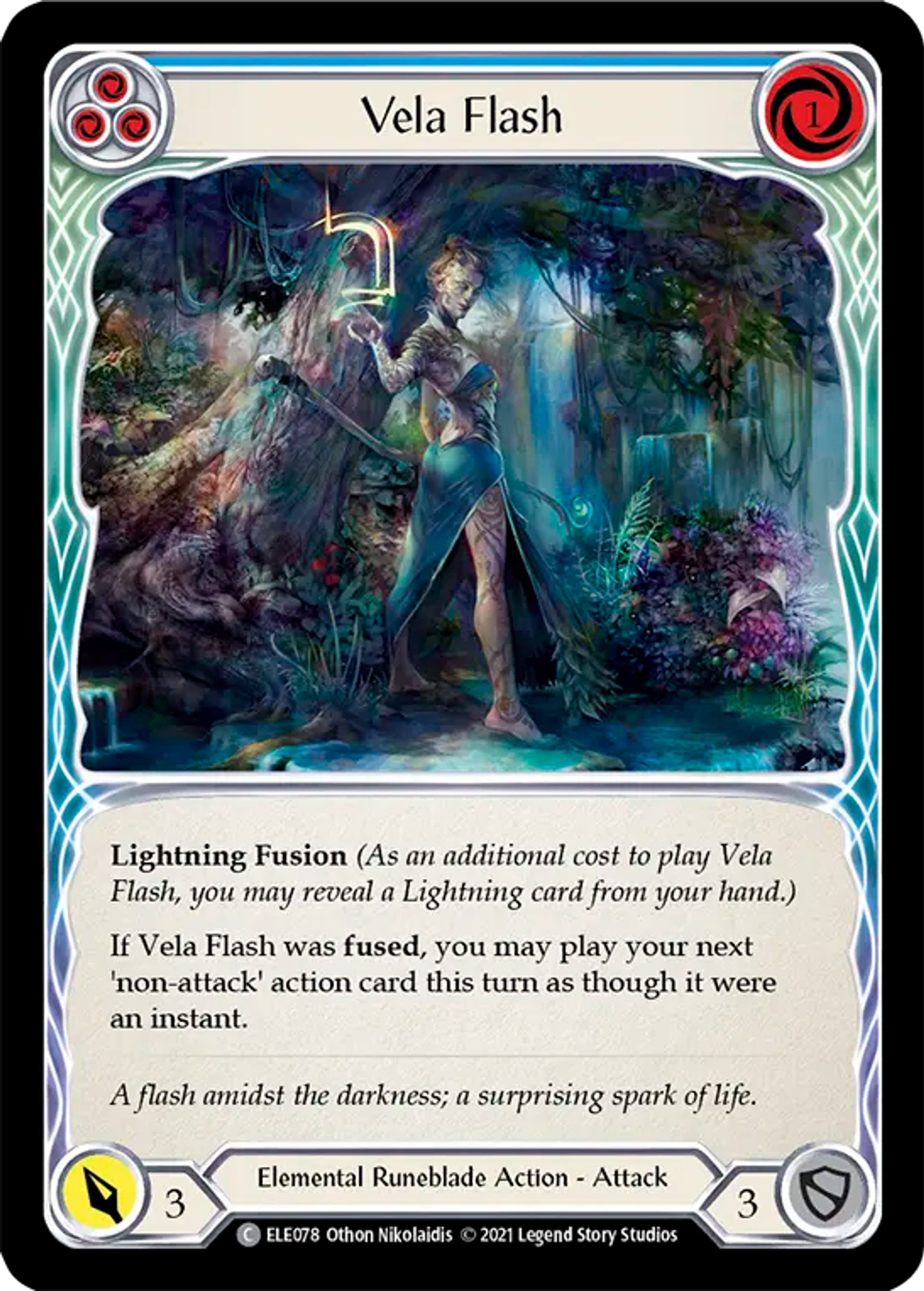 Vela Flash (Blue) — Tales of Aria — Flesh and Blood