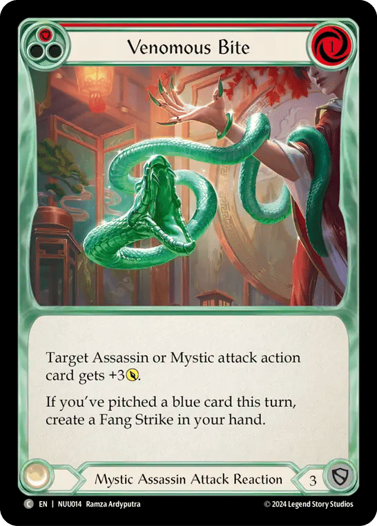 Venomous Bite (Red) — Nuu - Blitz Deck — Flesh and Blood