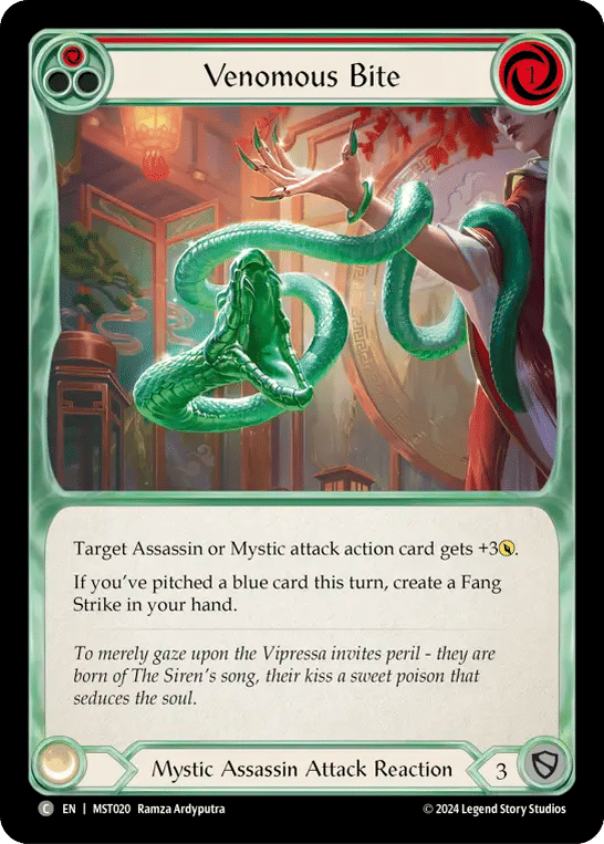 Venomous Bite (Red) — Part the Mistveil — Flesh and Blood