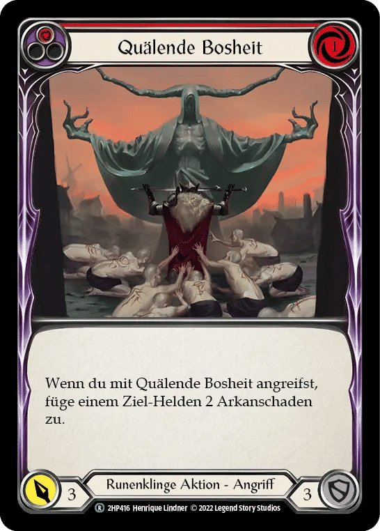 Vexing Malice (Red) — History Pack 2 - Black Label — Flesh and Blood
