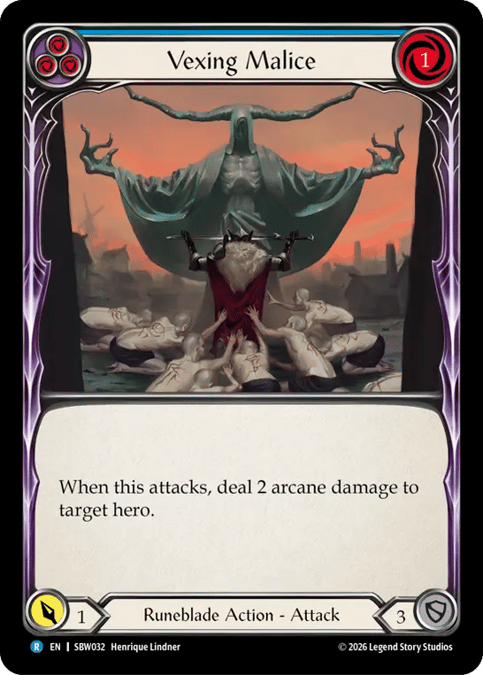 Vexing Malice (Blue) — Silver Age - Viserai, Between Worlds — Flesh and Blood