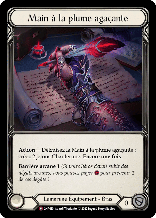 Main à la plume agaçante — History Pack 2 - Black Label — Flesh and Blood
