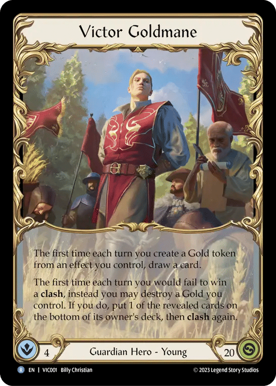 Victor Goldmane — Victor - Heavy Hitters Blitz Deck — Flesh and Blood