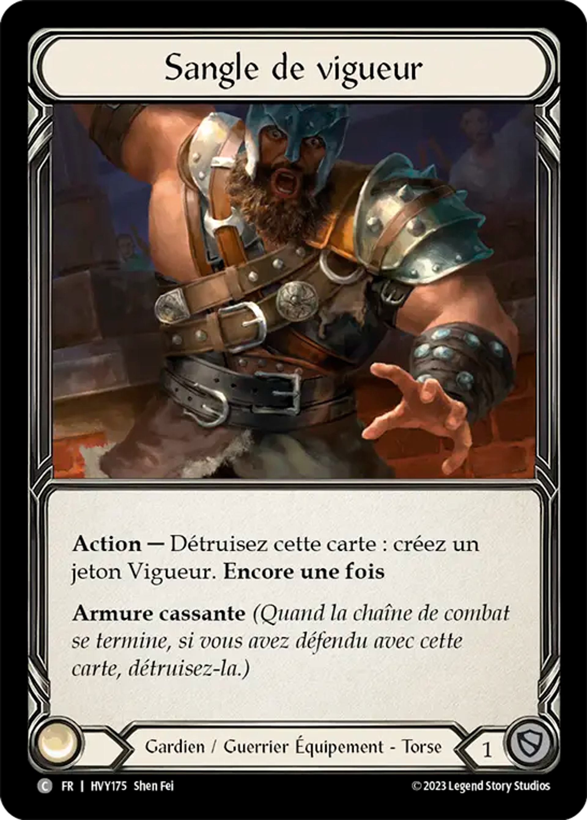 Sangle de vigueur — Heavy Hitters — Flesh and Blood