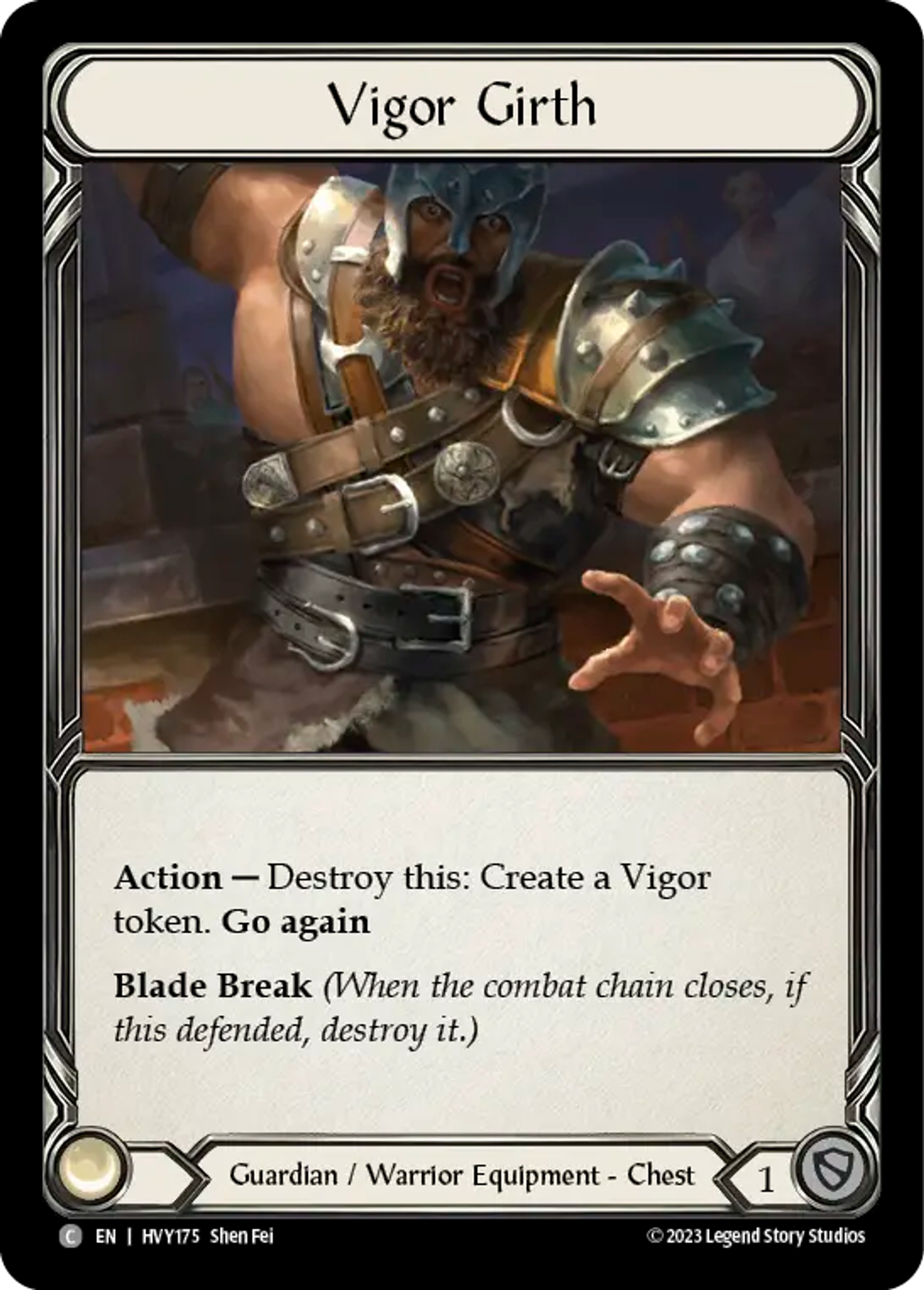 Sangle de vigueur — Heavy Hitters — Flesh and Blood