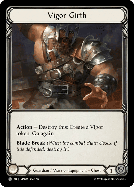 Vigor Girth — Victor - Heavy Hitters Blitz Deck — Flesh and Blood