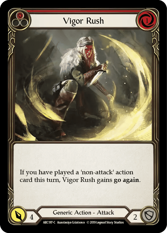 Vigor Rush (Red) — Arcane Rising — Flesh and Blood