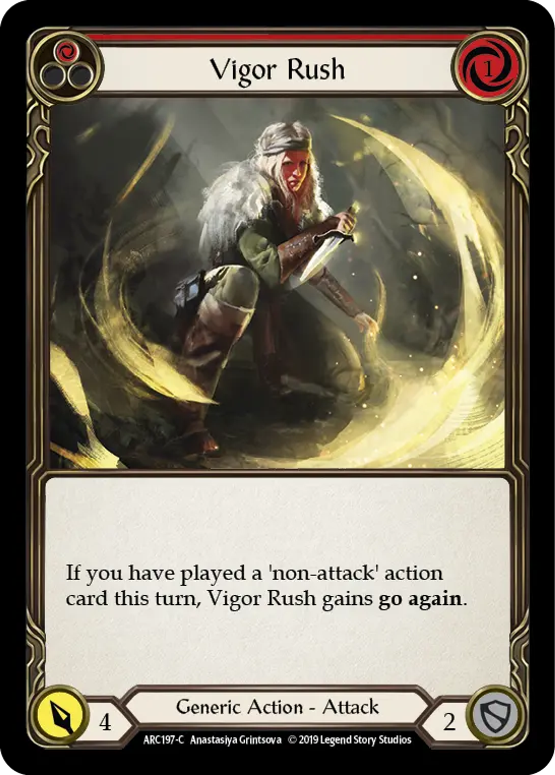Vigor Rush (Red) — Arcane Rising — Flesh and Blood