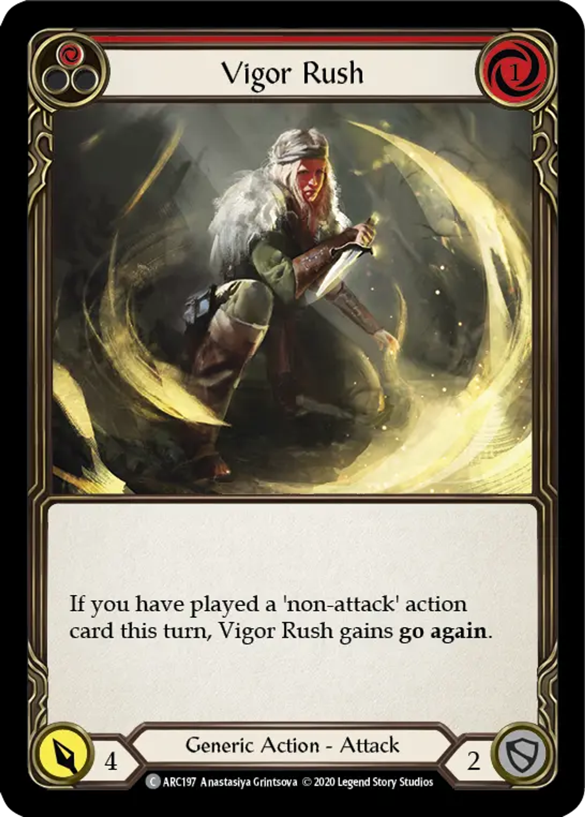 Vigor Rush (Red) — Arcane Rising - Unlimited — Flesh and Blood