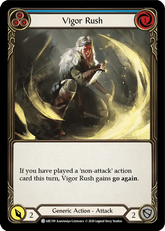 Vigor Rush (Blue) — Arcane Rising - Unlimited — Flesh and Blood